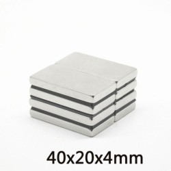 N35 - neodymium magnet - strong block - 40mm * 20mm * 4mmN35