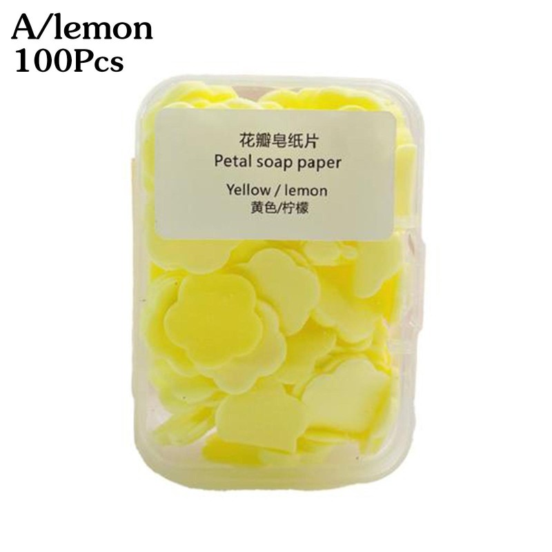 Disposable hand sanitizer - soap tablets - petal shapeSkin