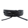 Wide self-tie belt - soft leatherBelts