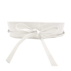 Wide self-tie belt - soft leatherBelts