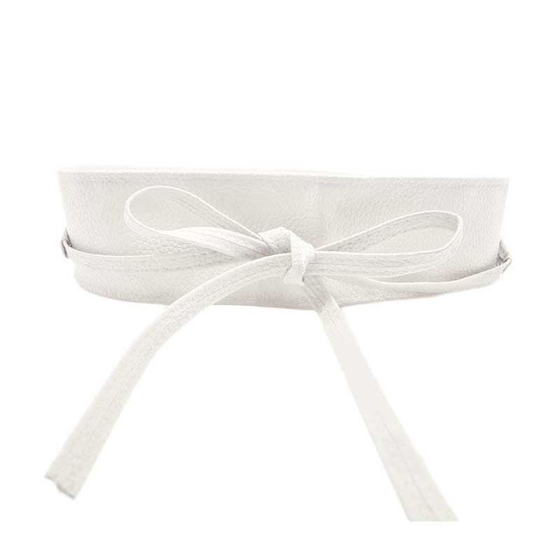 Wide self-tie belt - soft leatherBelts