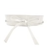 Wide self-tie belt - soft leatherBelts