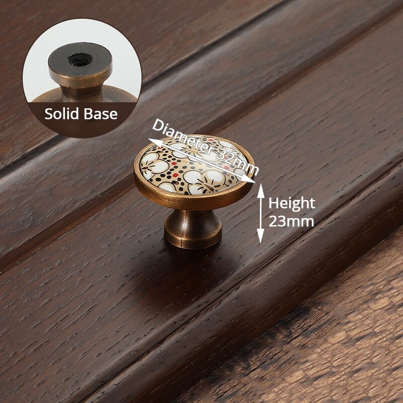 Antique bronze - ceramic furniture handles - knobsFurniture