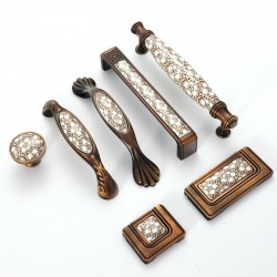 Antique bronze - ceramic furniture handles - knobsFurniture