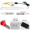 RGB light - car DRL lights - colorful LED strip - waterproof - 2 piecesLED strips
