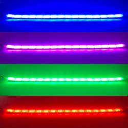 RGB light - car DRL lights - colorful LED strip - waterproof - 2 piecesLED strips
