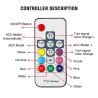 RGB light - car DRL lights - colorful LED strip - waterproof - 2 piecesLED strips