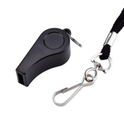 Sport referee whistle - with lanyard - aluminum alloyBaseball