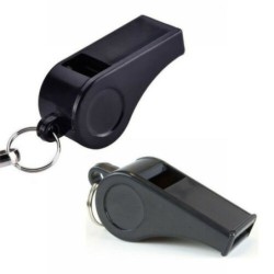 Sport referee whistle - with lanyard - aluminum alloyBaseball