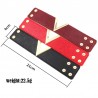 Retro punk style - V letter - leather braceletBracelets