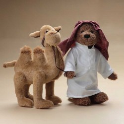 Arab style teddy bear - with camel - plush toyCuddly toys