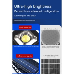 Solar street light - LED wall lamp - COB - 3-mode - motion sensor - waterproofStreet lighting