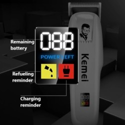 KM-PG809A Kemei - electric hair clipper - wireless - with combsHair trimmers