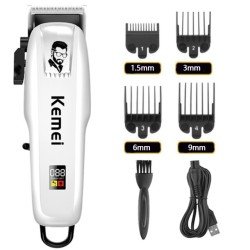 KM-PG809A Kemei - electric hair clipper - wireless - with combsHair trimmers