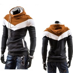 Warm striped hoodie - slimHoodies & Sweatshirt