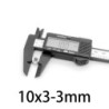 N35 - neodymium magnet - countersunk - 10mm * 3 mm - with 3mm holeN35