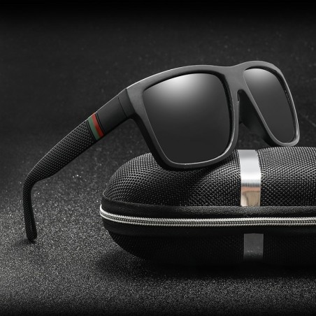 Classic square sunglasses - polarized - unisexSunglasses