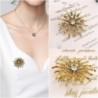 Retro brooch - sun with crystalsBrooches