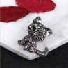 Black crystal cat - broochBrooches