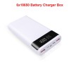 Power bank - fast charging - 6 * 18650 battery box - 20000mAh USB type C - 5VPower Banks