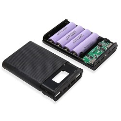 Power bank - fast charging - 6 * 18650 battery box - 20000mAh USB type C - 5VPower Banks