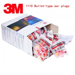 3M 1110 - anti-noise - soundproof earplugs - with lineHearing aid