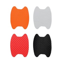 Carbon fiber vinyl sticker - car door handle protection - 10 * 9cm - 4 piecesStickers