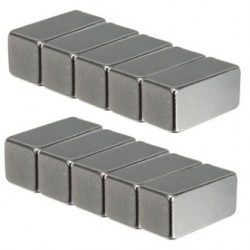 N35 - neodymium magnet - strong rectangular block - 20mm * 10mm * 10mmN35