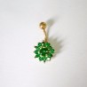 Crystal flower - belly button piercing - 316L stainless steelPiercings