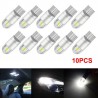T10 - 3030 - 2SMD - 12V - LED - car light bulb - white - 10 piecesT10