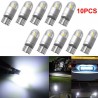 T10 - 3030 - 2SMD - 12V - LED - car light bulb - white - 10 piecesT10