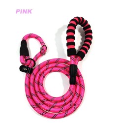 Nylon dog leash - adjustable collar - reflective - padded handleCollars & Leads