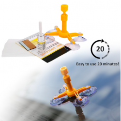 Car windshield repair - for glass scratch / cracks - kit proScreens