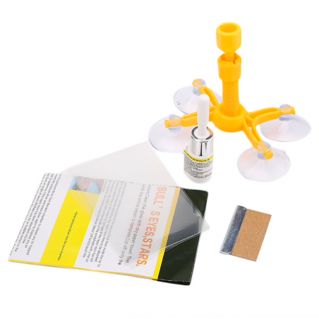 Car windshield repair - for glass scratch / cracks - kit proScreens