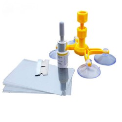 Car windshield repair - for glass scratch / cracks - kit proScreens