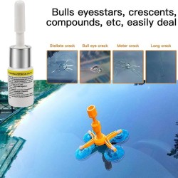Car windshield repair - for glass scratch / cracks - kit proScreens