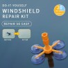 Car windshield repair - for glass scratch / cracks - kit proScreens