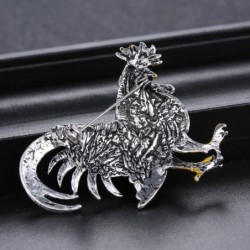 Crystal rooster broochBrooches