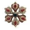 Big acrylic flower - vintage broochBrooches