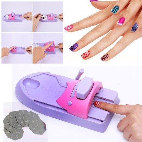 Nail printer - stamper - set with stickersNail stickers