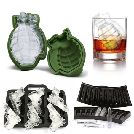 Ice maker - mold - bullets / pistols / grenadesBar supply