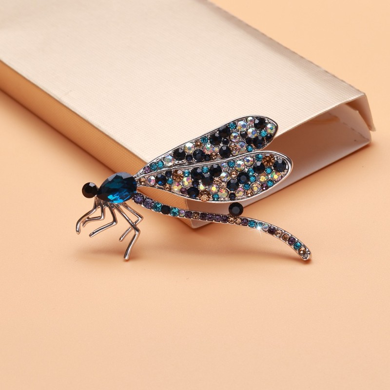 Crystal dragonfly - broochBrooches
