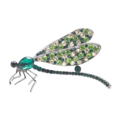 Crystal dragonfly - broochBrooches