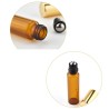 Empty perfume bottle - amber glass - with roller - 5 piecesPerfumes
