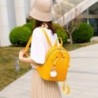 Leather backpack - with decorative studs - large capacityBackpacks