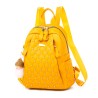 Leather backpack - with decorative studs - large capacityBackpacks