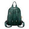 Leather backpack - with decorative studs - large capacityBackpacks