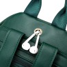 Leather backpack - with decorative studs - large capacityBackpacks