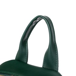 Leather backpack - with decorative studs - large capacityBackpacks