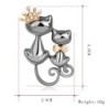 Double cats broochBrooches